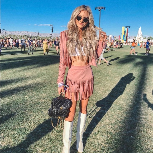 fringe skirt revolve